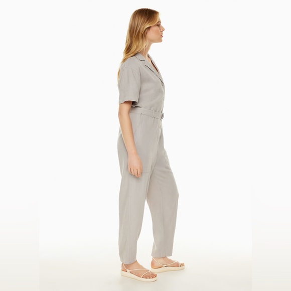 Wilfred Free Mist Linen Jumpsuit - Picture 5 of 10